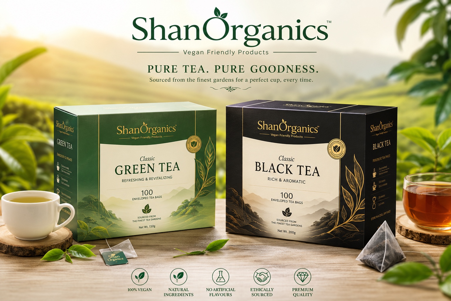 Black Tea 100 Enveloped Tea Bags