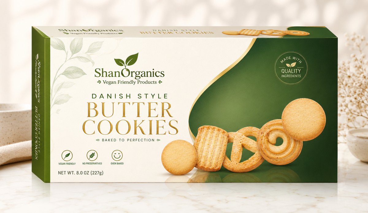 Air Tight Danish Butter Cookies Box