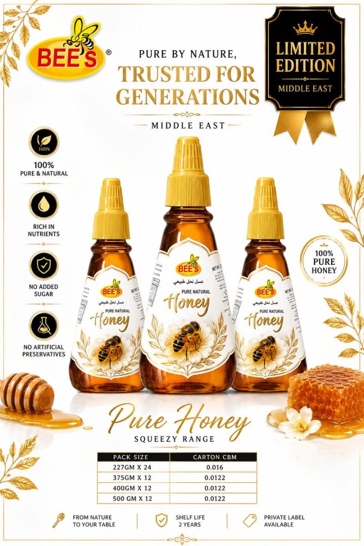 Squeezy Honey Bottle Range